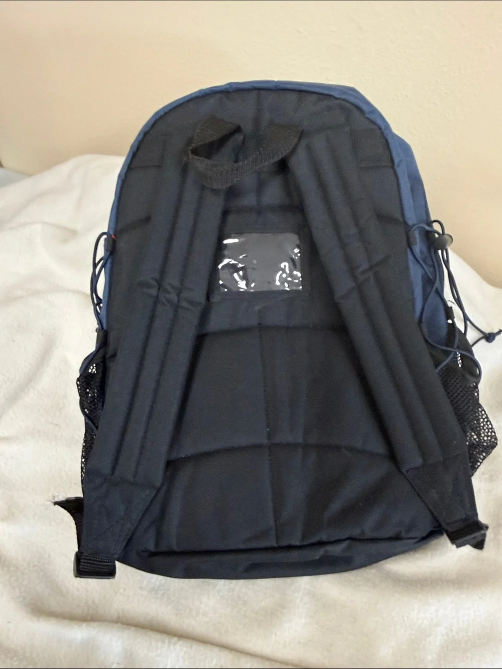 NY YANKEES!  Navy & White Pinstripe Backpack - Official Team Logo